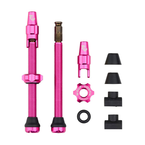 Wolf Tooth Tubeless Valve Stem Kit for Clik Valve Pink / 60mm