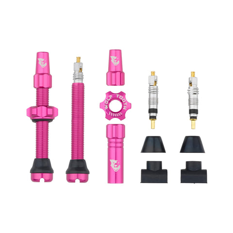 Wolf Tooth Tubeless Valve Stems Pink / 44mm