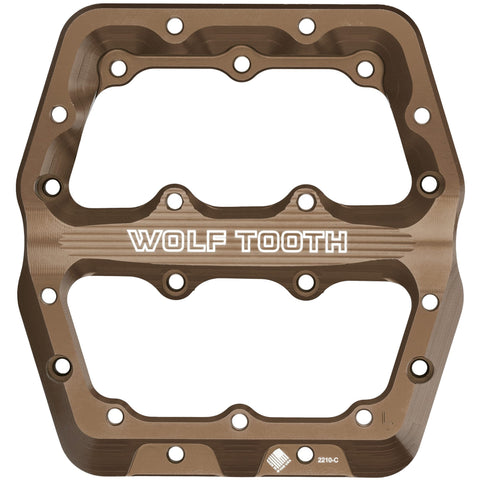 Wolf Tooth Waveform Pedals Body Brown / Left Pedal - Large