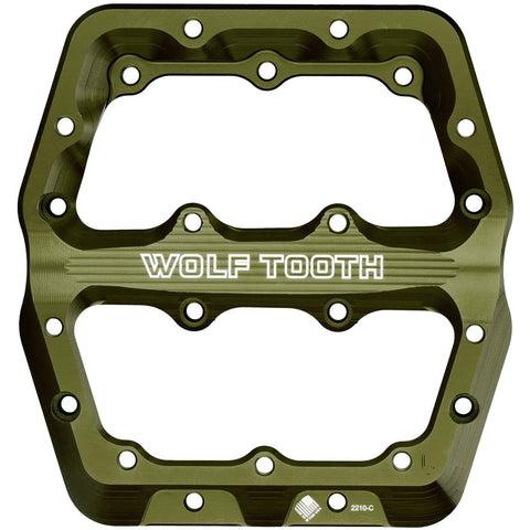 Wolf Tooth Waveform Pedals Body Green / Left Pedal - Large