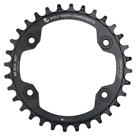 Wolf Tooth 96 BCD Chainring for Shimano XTR M9000 and M9020 / Drop Stop A