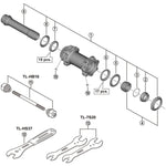 SPRE HBM8110-BS comp hub axle 110 mm