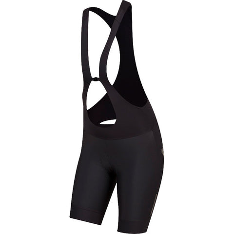 Women's Interval Bib Short, Black, Size M