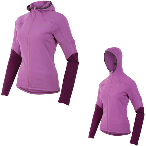 Women's ELITE Thermal Hoody, Meadow Mauve/Dark Purple, Size L