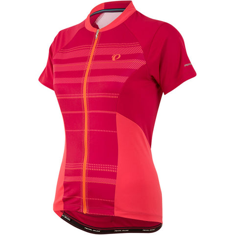 Women's ELITE Escape SS Jersey, Cerise Stripe, Size XS