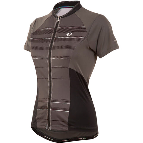 Women's ELITE Escape SS Jersey, Shadow Grey Stripey, Size S