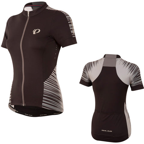 Women's ELITE Pursuit SS Jersey, Black Rush, Size S