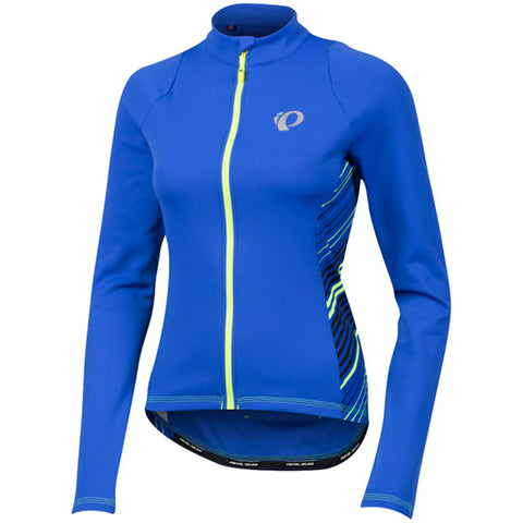 Women's SELECT Pursuit Thermal Jersey, Dazzling Blue Whirl, Size M