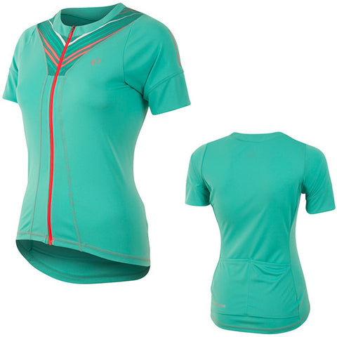 Women's SELECT Pursuit SS Jersey, Atlantis Whirl, Size L