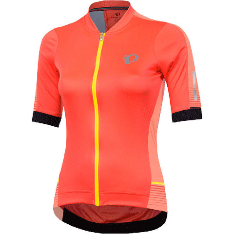 Women's ELITE Pursuit Speed SS Jersey, Fiery Coral Diffuse, Size L