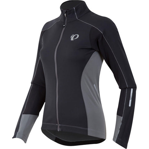 Women's ELITE Pursuit Softshell Jacket, Black/Smoked Pearl, Size S