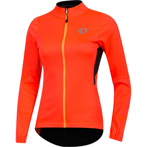 Women's ELITE Pursuit AmFIB Jacket, Firey Coral/Black, Size S