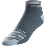 Women's ELITE Low Sock, Blue Steel Herringbone Stripe, Size L