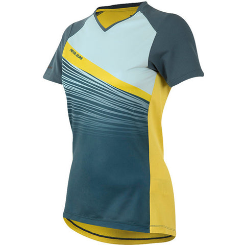 Women's Launch Jersey, Blue Steel/Skylight Fracture, Size XS