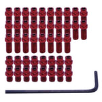 DMR - Flip Pin Set for Vault Pedal - 44pcs - Red