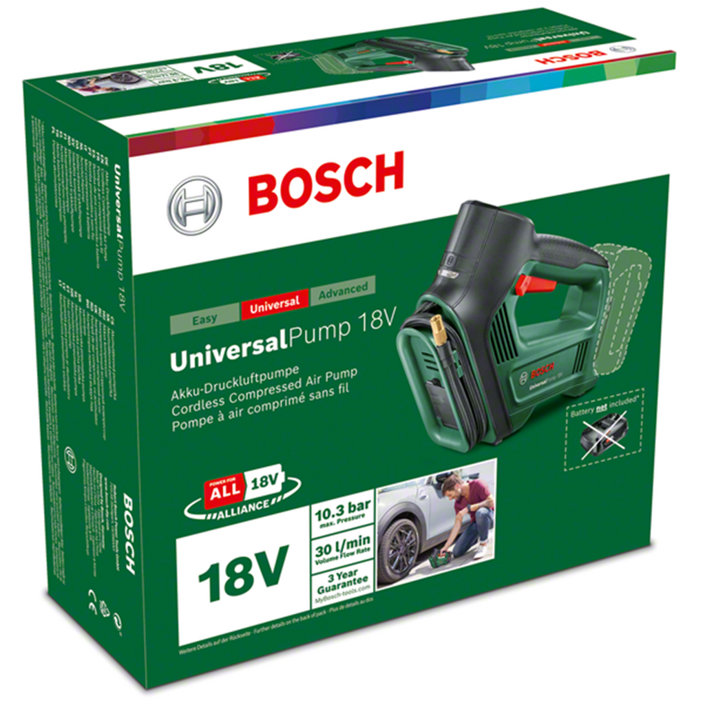 Bosch Universal Pump 18V Cordless Pneumatic EasyPump (Battery not