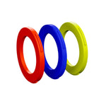 Ring kit for caliper, 4 pistons, from MY2015 (blue, neon red, neon yellow)