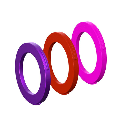 Ring kit for caliper, 2 pistons, from MY2015 (purple, red, pink)