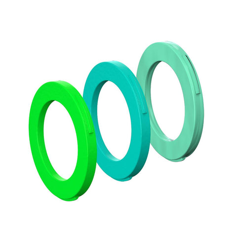 Ring kit for caliper, 2 pistons, from MY2015 (green, cyan, mint green)