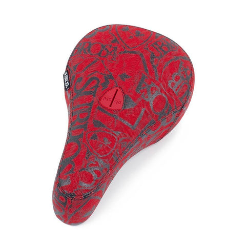 Subrosa Thrashed Mid Pivotal Seat - Red / Black