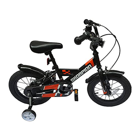 GTS14BG SKORPION 14" BRUNO BOYS BICYCLE : BLACK / ORANGE