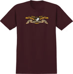 Anti Hero - Eagle Logo Dark Maroon T-Shirt (skatewear)