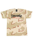 Thrasher - Calligraphy Desert Camo T-Shirt (skatewear)