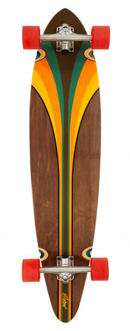 D Street Pintail Malibu Pintail Longboard Cruiser - (skateboard complete)
