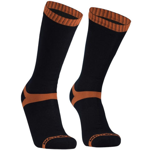 Dexshell - Hytherm Pro Socks  Black Tangelo stripe - XL
