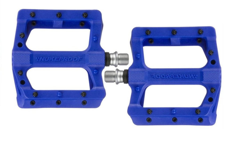 nukeproof mtb pedals Nukeproof Flat Pedals Neutron EVO for MTB BMX 9/16" Nylon-reinforced c – Scuff Wheels