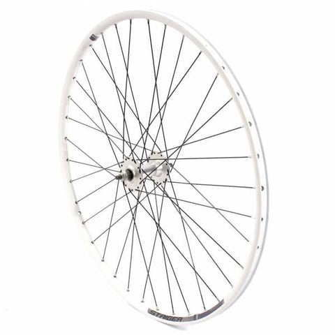 KHE BIKES wheel 700c, 28" - sealed bearing white