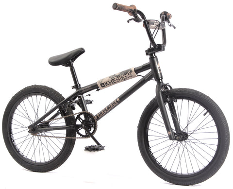KHE BLACK JACK 20 inch aluminium BMX Bike (20in Wheels) 10.2kg Matt Black