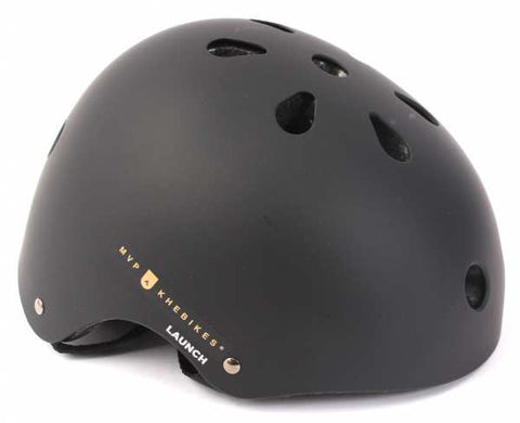 KHE LAUNCH Freestyle Helmet "Matt Black" Hardshell L