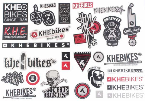 Original KHE sticker sheet