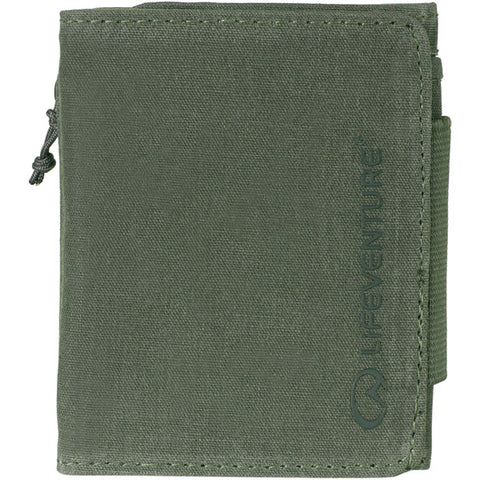 RFID Protected Wallet - Olive Waxed Canvas