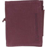 RFID Protected Wallet - Aubergine Waxed Canvas