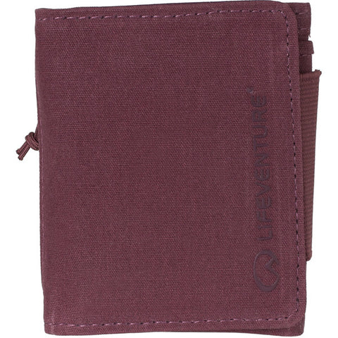 RFID Protected Wallet - Aubergine Waxed Canvas