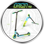 MGP VX Origin PRO Scooter - STUNT SCOOTER - BLUE / LIME