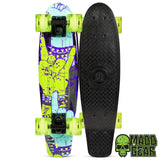22.5" Madd Gear RETRO Skins Complete Skateboard/Cruiser, ABEC 9 Bearings 3.25" HD Truck