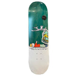 Krooked Worrest Would Twin Tail Slick Deck 8.38" - (skateboard deck)