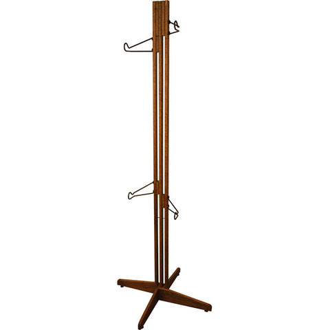 OakRak Freestanding 2 / 4-bike rack - Walnut