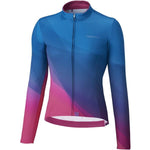 Women's Kaede Thermal Jersey, Blue, Size L