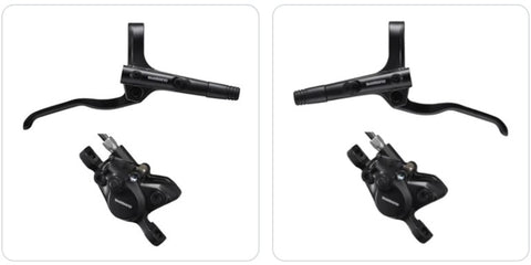 Shimano BR-MT200 / BL-MT200 TWO PISTON HYDRAULIC Disc Brake Set /post mount calliper, Black, (Rear-Left or Front-Right) ()
