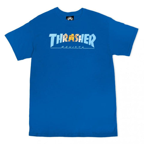 Thrasher - Royal Blue Argentina T-Shirt (skatewear)