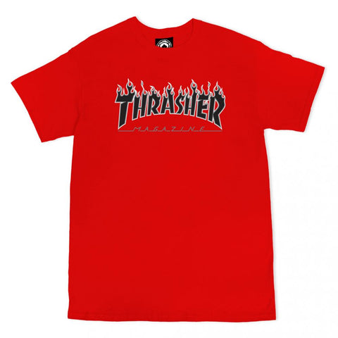 Thrasher - Flame Logo T-Shirt (skatewear)