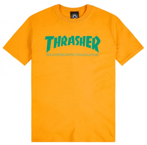 Thrasher - Gold Skate Mag T-Shirt (skatewear)