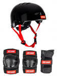 Tony Hawk Helmet and Pad Set - Signature Series Skateboard JNR Protective Set - (skateboard helmet)