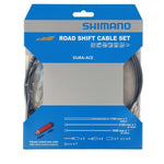 Road gear cable set, Polymer coated inners, high tech grey