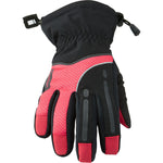 Stellar women's waterproof gloves, black / diva pink small