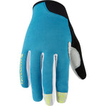 Leia women's gloves, caribbean blue X-small